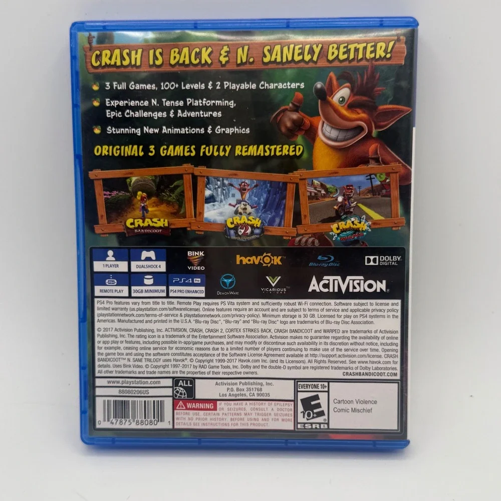 Activision crash bandicoot